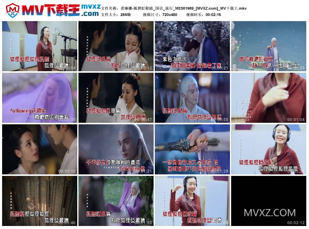 龚琳娜-狐狸眨眼睛_国语_流行_ME501989